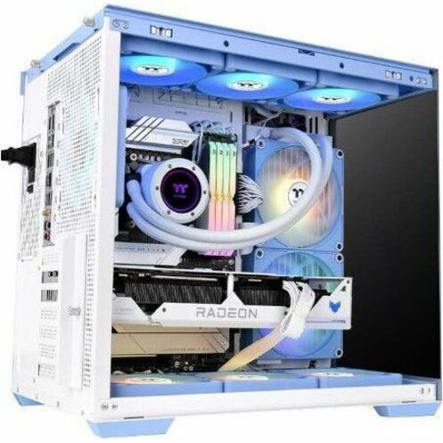 Alternate-Image5 Image for Thermaltake View 380 TG ARGB Hydrangea Blue Mid Tower Chassis