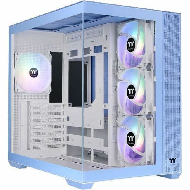 Main Image for Thermaltake View 380 TG ARGB Hydrangea Blue Mid Tower Chassis