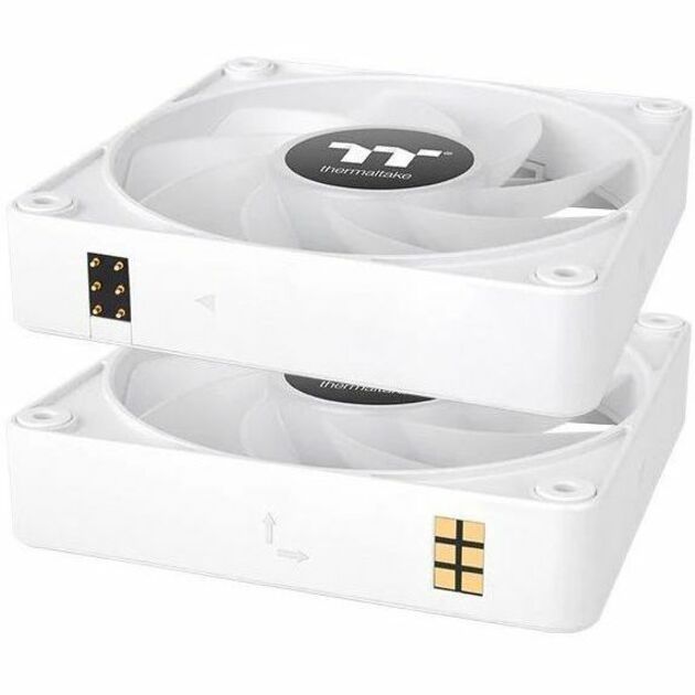 Alternate-Image3 Image for Thermaltake CT120 EX Reverse ARGB Sync PC Cooling Fan White (3-Fan Pack) - 3 Pack