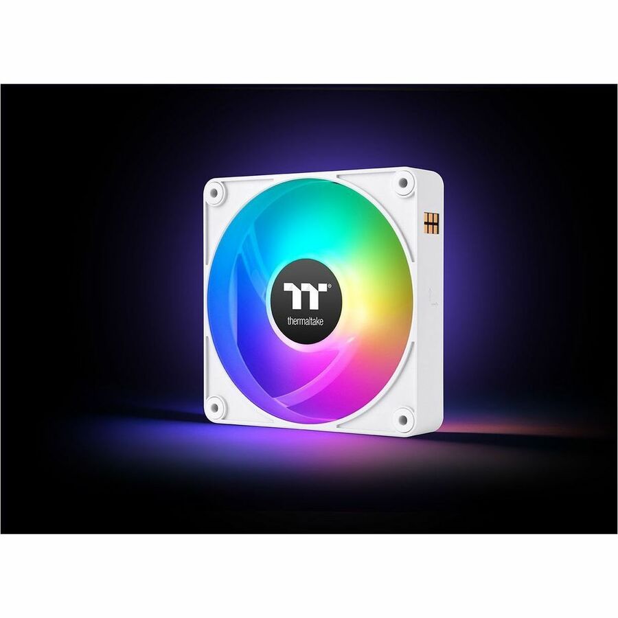 Alternate-Image5 Image for Thermaltake CT120 EX Reverse ARGB Sync PC Cooling Fan White (3-Fan Pack) - 3 Pack