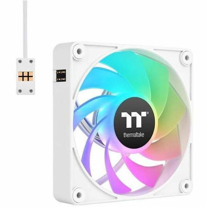 Alternate-Image4 Image for Thermaltake CT120 EX Reverse ARGB Sync PC Cooling Fan White (3-Fan Pack) - 3 Pack