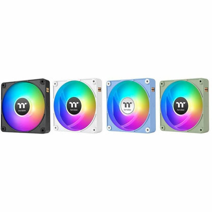 Alternate-Image7 Image for Thermaltake CT120 EX Reverse ARGB Sync PC Cooling Fan White (3-Fan Pack) - 3 Pack
