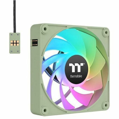 Alternate-Image2 Image for Thermaltake CT120 EX Reverse ARGB Sync PC Cooling Fan Matcha Green (3-Fan Pack) - 3 Pack