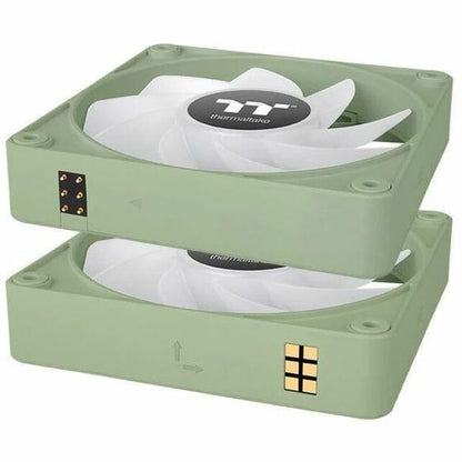 Alternate-Image7 Image for Thermaltake CT140 EX Reverse ARGB Sync PC Cooling Fan Matcha Green (3-Fan Pack) - 3 Pack