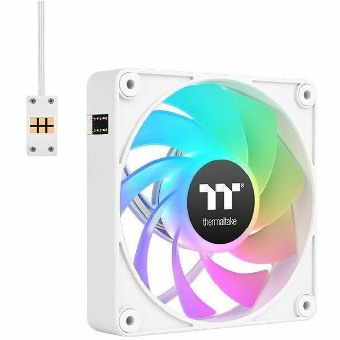 Alternate-Image5 Image for Thermaltake CT140 EX Reverse ARGB Sync PC Cooling Fan White (3-Fan Pack) - 3 Pack