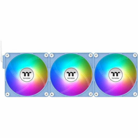Main Image for Thermaltake CT120 EX Reverse ARGB Sync PC Cooling Fan Hydrangea Blue (3-Fan Pack) - 3 Pack