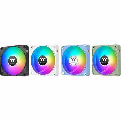Alternate-Image4 Image for Thermaltake CT120 EX Reverse ARGB Sync PC Cooling Fan Hydrangea Blue (3-Fan Pack) - 3 Pack