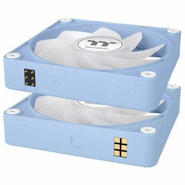 Alternate-Image2 Image for Thermaltake CT120 EX Reverse ARGB Sync PC Cooling Fan Hydrangea Blue (3-Fan Pack) - 3 Pack