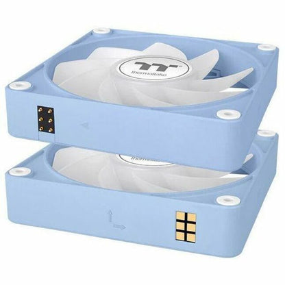 Alternate-Image2 Image for Thermaltake CT120 EX Reverse ARGB Sync PC Cooling Fan Hydrangea Blue (3-Fan Pack) - 3 Pack