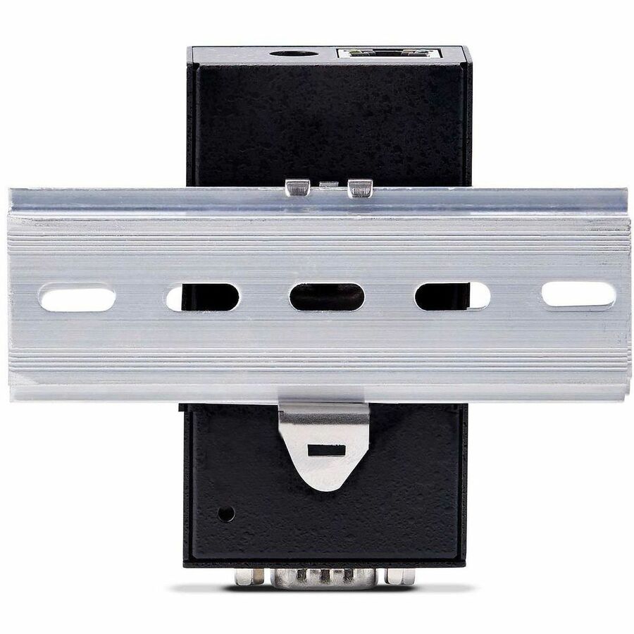 Alternate-Image1 Image for StarTech.com 1-Port Serial to Ethernet Adapter, IP Serial Device Server For Remote RS232 Devices, Wall/DIN Rail Mount, LAN To DB9 Converter