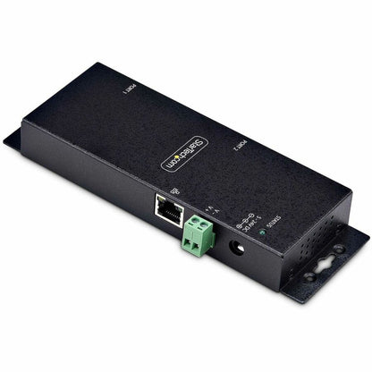 Alternate-Image1 Image for StarTech.com 2-Port Serial to Ethernet Adapter, IP Serial Device Server For Remote RS232 Devices, Wall/DIN Rail Mount, LAN To DB9 Converter