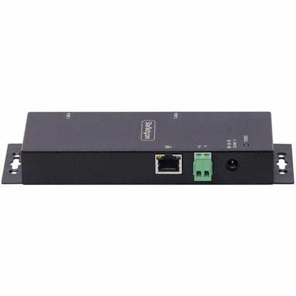 Alternate-Image3 Image for StarTech.com 2-Port Serial to Ethernet Adapter, IP Serial Device Server For Remote RS232 Devices, Wall/DIN Rail Mount, LAN To DB9 Converter