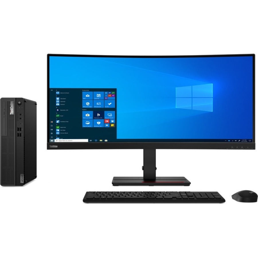Alternate-Image1 Image for Lenovo ThinkCentre M75s Gen 2 11R80051US Desktop Computer - AMD Ryzen 5 PRO 5650G - 16 GB - 256 GB SSD - Small Form Factor - Black