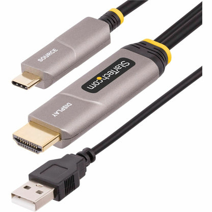 Main Image for StarTech.com 30ft (9.15m) USB-C to HDMI 2.0 Active Optical Cable (AOC), 4K 60Hz, USB Type-C to HDMI Adapter Cable, CL3 Rated