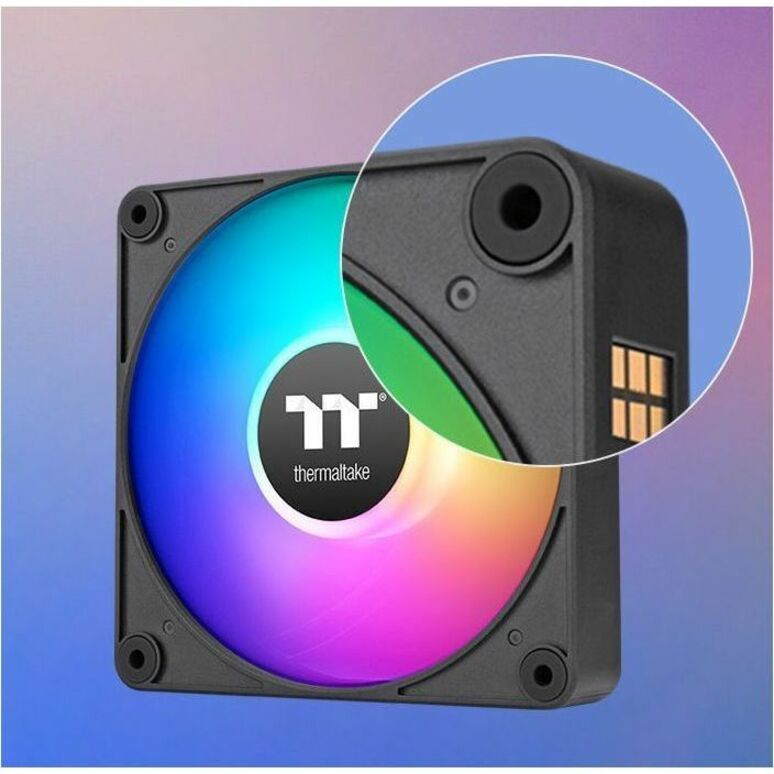Alternate-Image3 Image for Thermaltake CT140 EX Reverse ARGB Sync PC Cooling Fan (3-Fan Pack) - 3 Pack