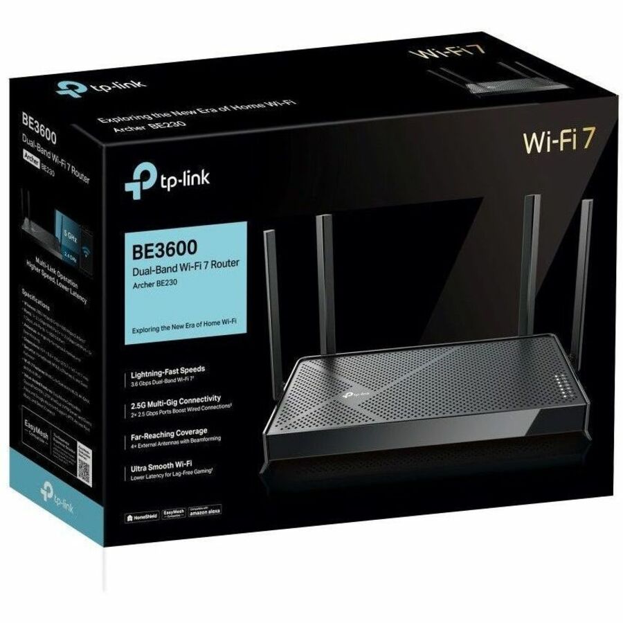 Alternate-Image1 Image for TP-Link Archer BE230 Wi-Fi 7 IEEE 802.11be Ethernet Wireless Router