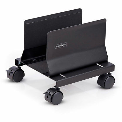 Main Image for StarTech.com Computer Tower Cart, Rolling CPU Caddy on Wheels, Max 46.3lb/21kg, Adjustable PC Case Mount, Floor Stand Dolly, Steel, TAA