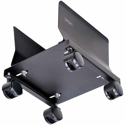 Bottom Image for StarTech.com Computer Tower Cart, Rolling CPU Caddy on Wheels, Max 46.3lb/21kg, Adjustable PC Case Mount, Floor Stand Dolly, Steel, TAA