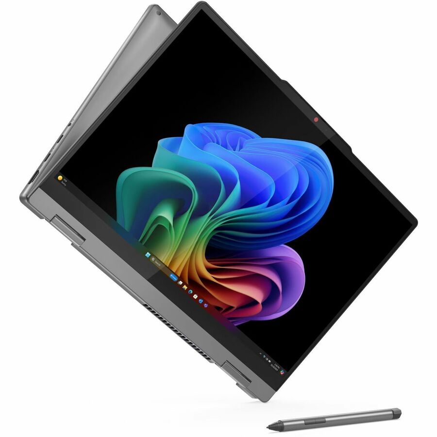 Alternate-Image10 Image for Lenovo IdeaPad 5 14Q8X9 83GH0000US 14" Touchscreen Convertible Copilot+ PC 2 in 1 Notebook - WUXGA - Qualcomm Snapdragon X Plus X1P-42-100 - 16 GB - 1 TB SSD - English Keyboard - Luna Gray
