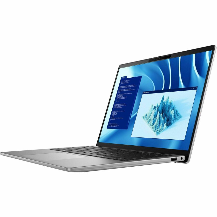 Alternate-Image3 Image for Dell Latitude 7000 7455 14" Touchscreen Copilot+ PC Notebook - QHD+ - 60 Hz - Qualcomm Snapdragon X Elite X1E-80-100 - 32 GB - 512 GB SSD - English (US) Keyboard - Aluminum Titan Gray