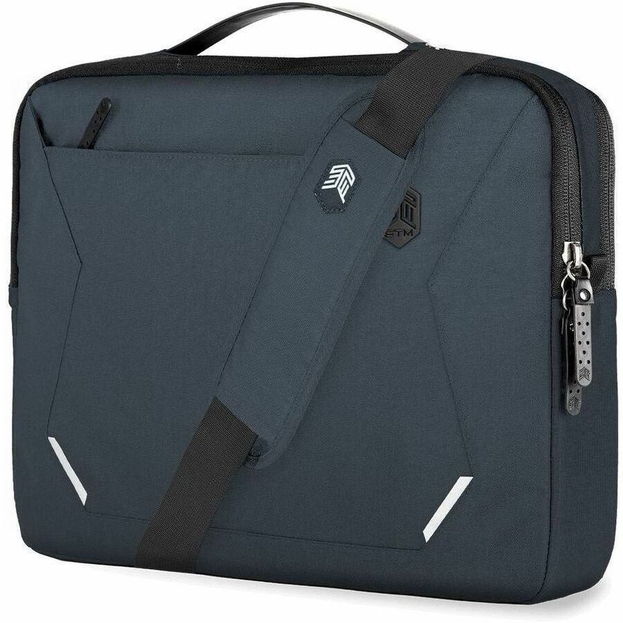 Left Image for STM Goods Myth Carrying Case (Briefcase) for 13" to 14" Apple MacBook Pro - Midnight Blue