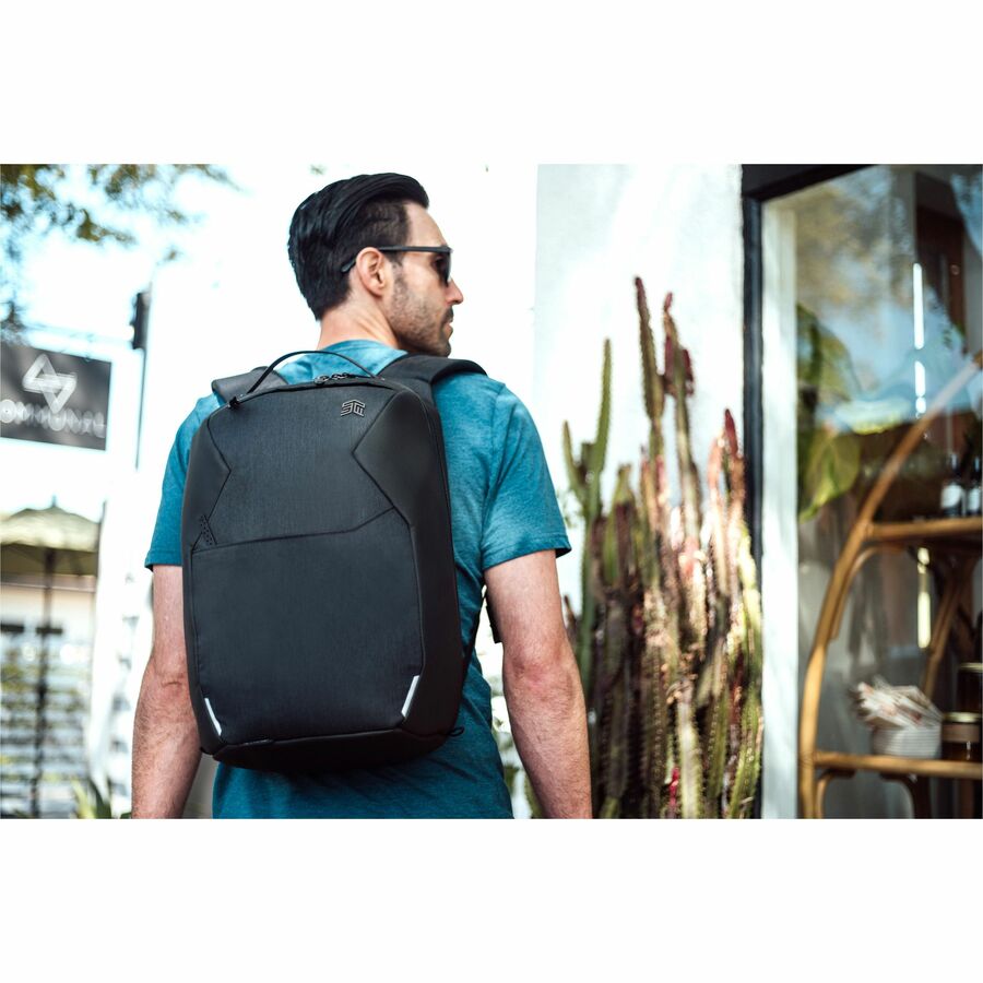 Life-Style Image for STM Goods Myth Carrying Case (Backpack) for 15" to 16" Apple MacBook Pro - Magnet Black