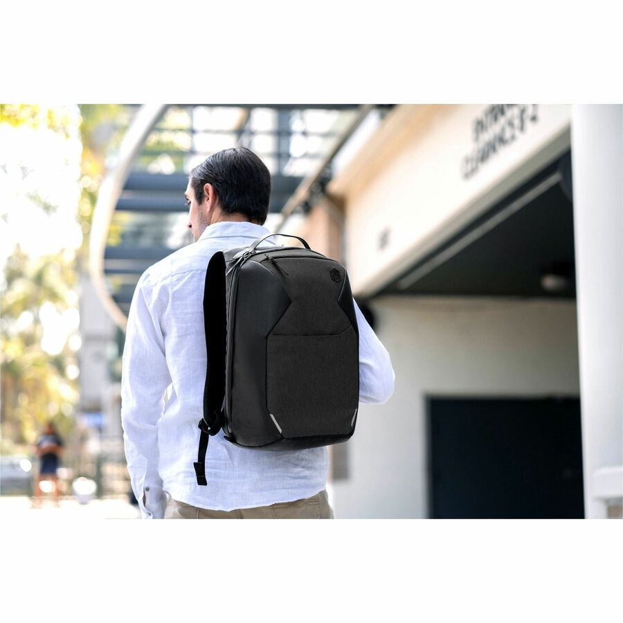 Life-Style Image for STM Goods Myth Carrying Case (Backpack) for 15" to 16" Apple MacBook Pro - Magnet Black