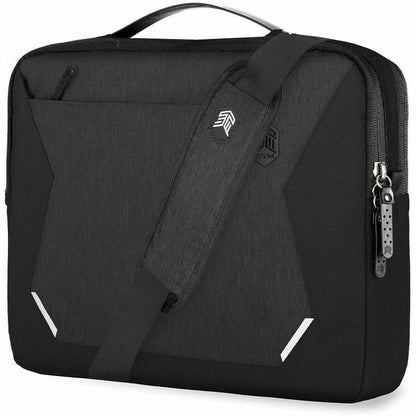 Left Image for STM Goods Myth Carrying Case (Briefcase) for 15" to 16" Apple MacBook Pro - Magnet Black