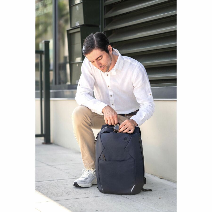 Alternate-Image5 Image for STM Goods Myth Carrying Case (Backpack) for 15" to 16" Apple MacBook Pro - Midnight Blue