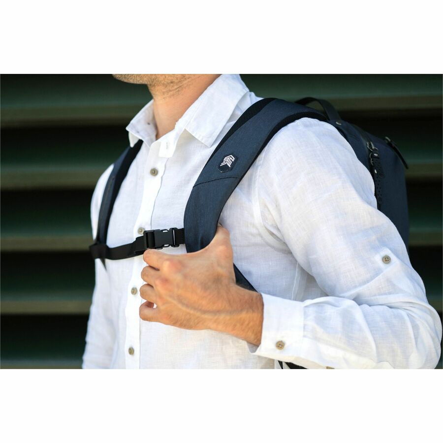 Alternate-Image3 Image for STM Goods Myth Carrying Case (Backpack) for 15" to 16" Apple MacBook Pro - Midnight Blue