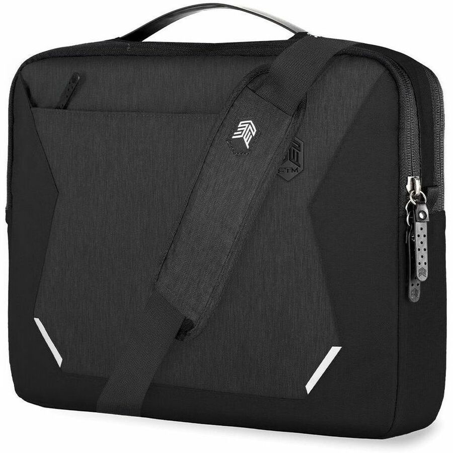 Left Image for STM Goods Myth Carrying Case (Briefcase) for 13" to 14" Apple MacBook Pro - Magnet Black