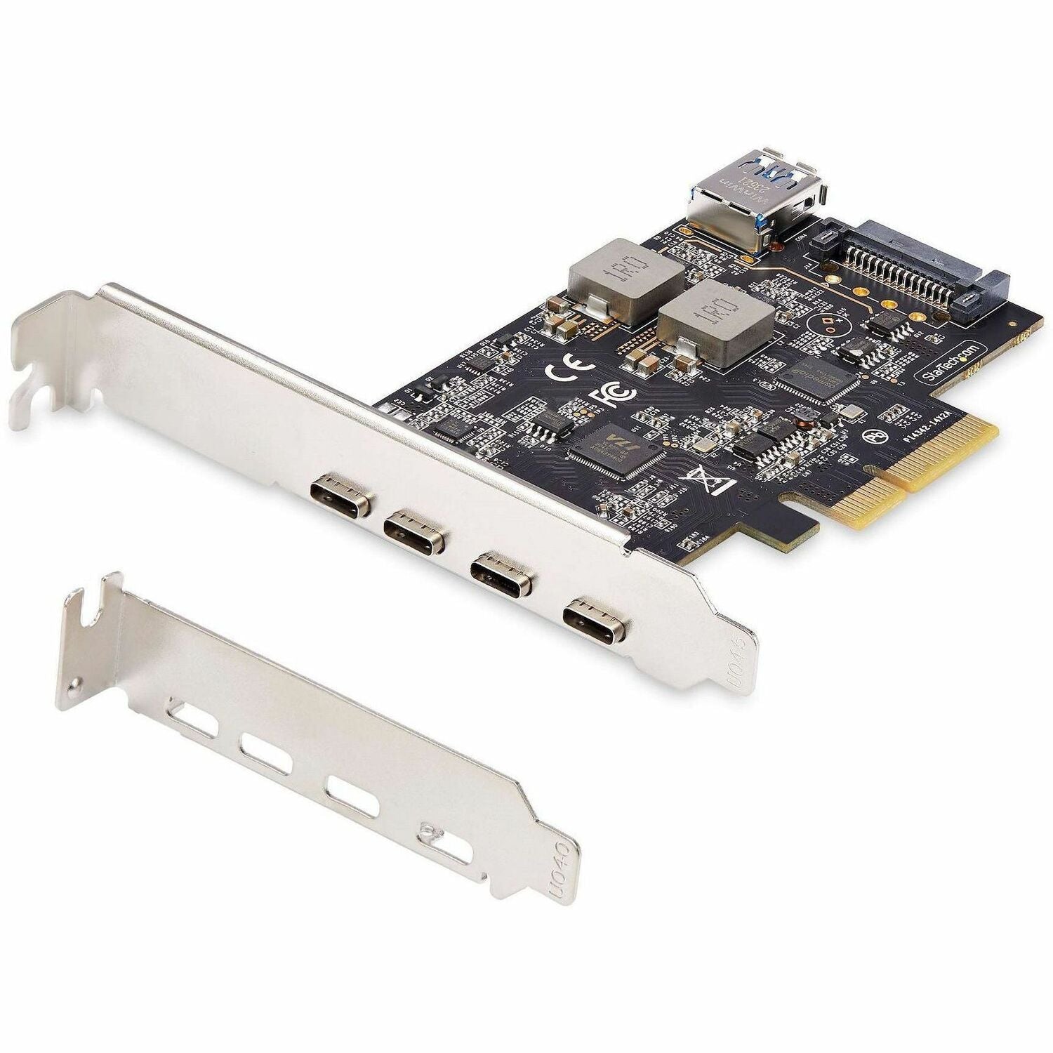 Main Image for StarTech.com 5-Port USB PCIe Card, USB 3.2 10Gbps, PCI Express Card with 4x USB-C Ports, 1x USB-A Internal Port