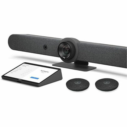 Alternate-Image1 Image for Logitech Rally Bar (TAA-Compliant Version) & Logitech Tap with Cat5e & Rally Mic Pod - TAA