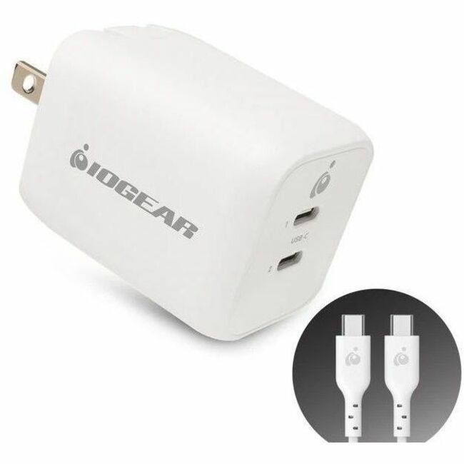 Main Image for IOGEAR GearPower Dual USB-C 65W GaN Charger