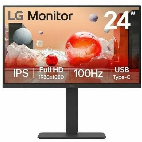 Main Image for LG 24BA650-B 24" Class Full HD LCD Monitor - 16:9 - Matte Black