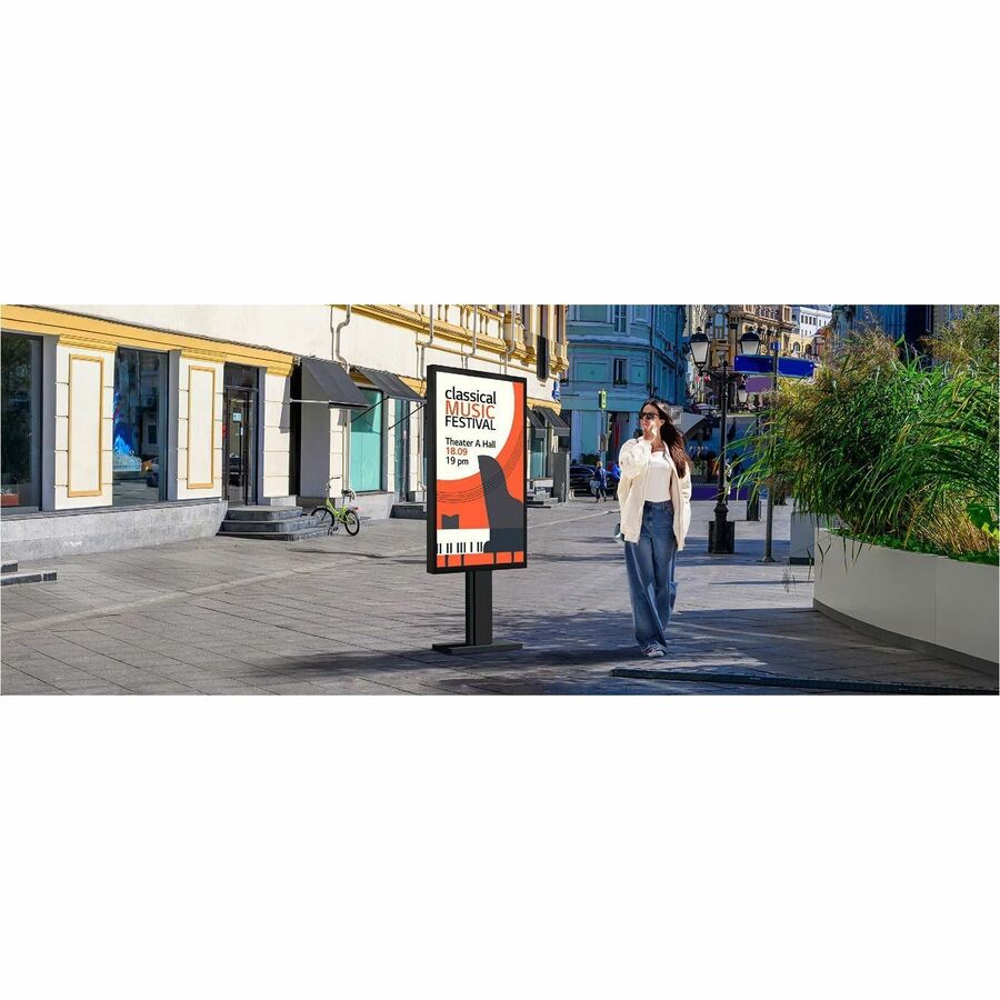 Life-Style Image for LG 49'' FHD IP Rated Outdoor Display with Anti-Discoloration Technology