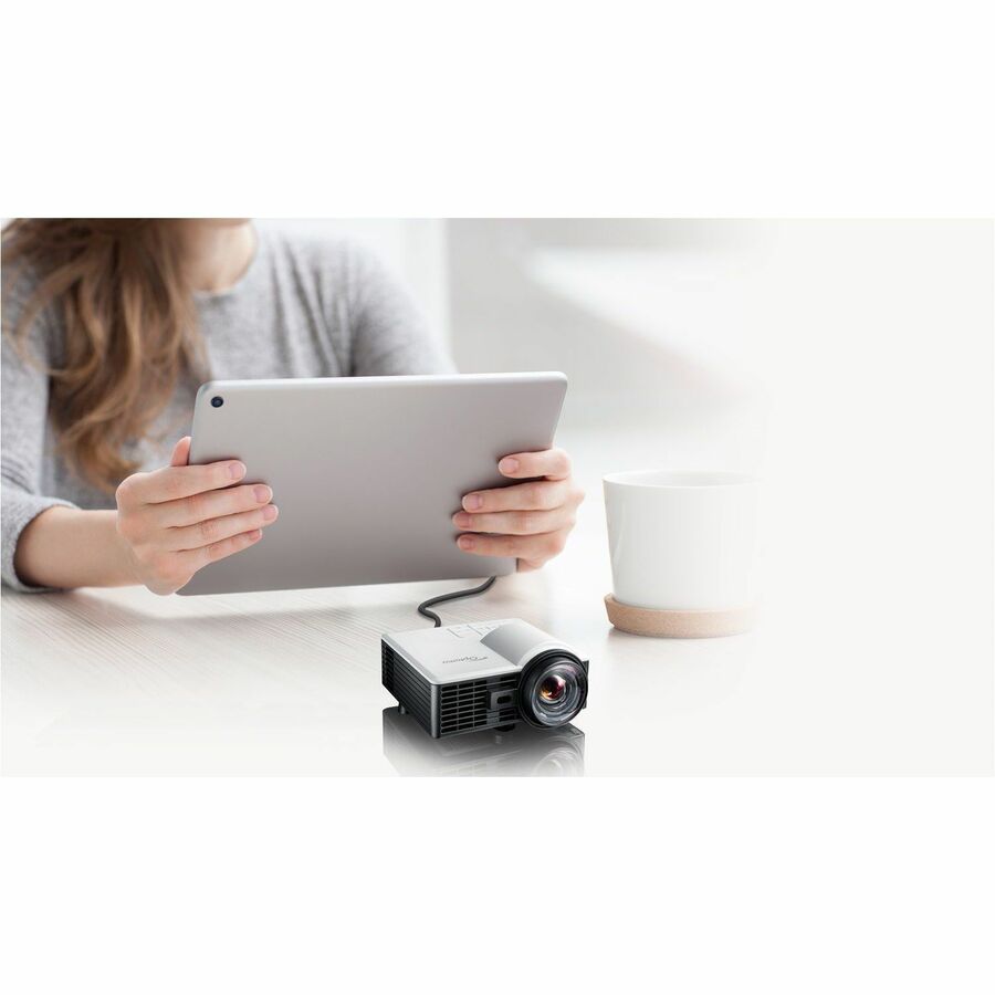 Alternate-Image4 Image for Optoma ML1050STi 3D Ready Short Throw DLP Projector - 16:10 - White