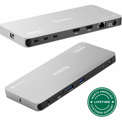 Main Image for Plugable Thunderbolt 4 Dock for Quad Monitors 100W, Thunderbolt Docking Station