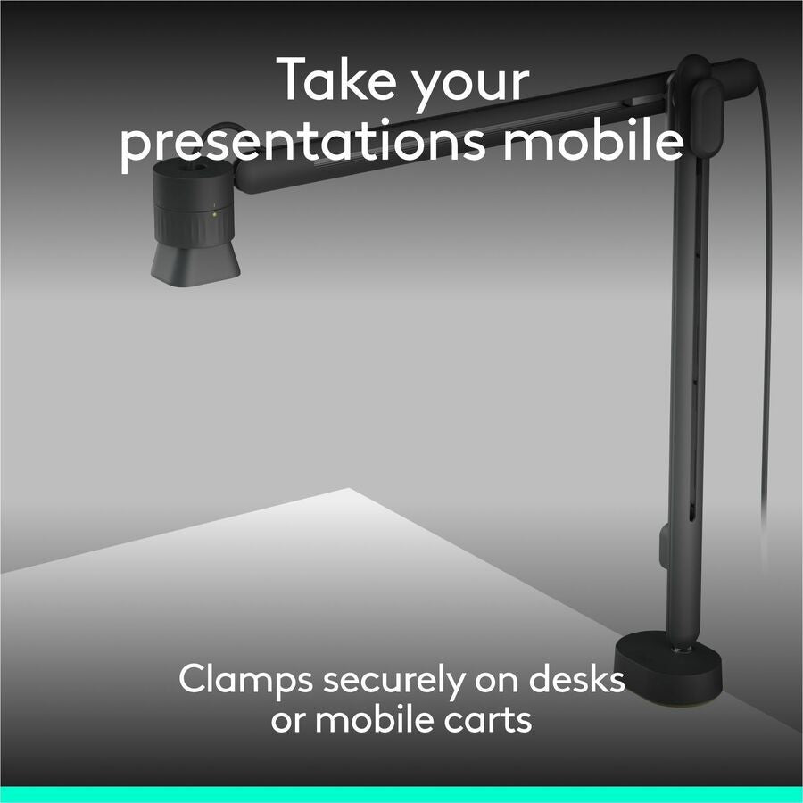 Alternate-Image1 Image for Logitech Reach Camera Clamp Mount Accessory