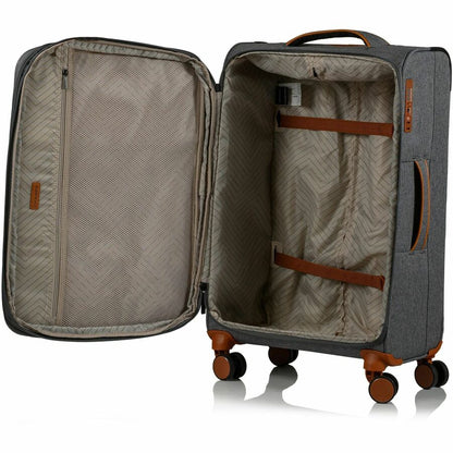 Alternate-Image4 Image for CHAMPS Classic II Collection - 3-piece Softside Luggage set - Grey