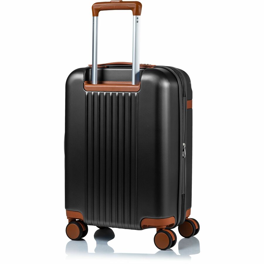 Alternate-Image10 Image for CHAMPS Vintage Collection - Hardside Carry-on - Black