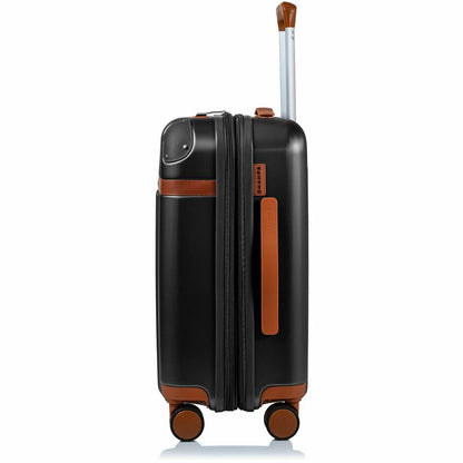Left Image for CHAMPS Vintage Collection - Hardside Carry-on - Black