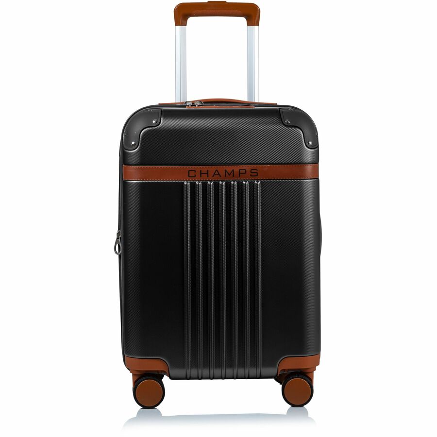 Front Image for CHAMPS Vintage Collection - Hardside Carry-on - Black