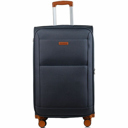 Alternate-Image5 Image for CHAMPS Classic Collection - 3-piece Softside Luggage set - Grey