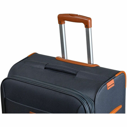 Alternate-Image3 Image for CHAMPS Classic Collection - 3-piece Softside Luggage set - Grey