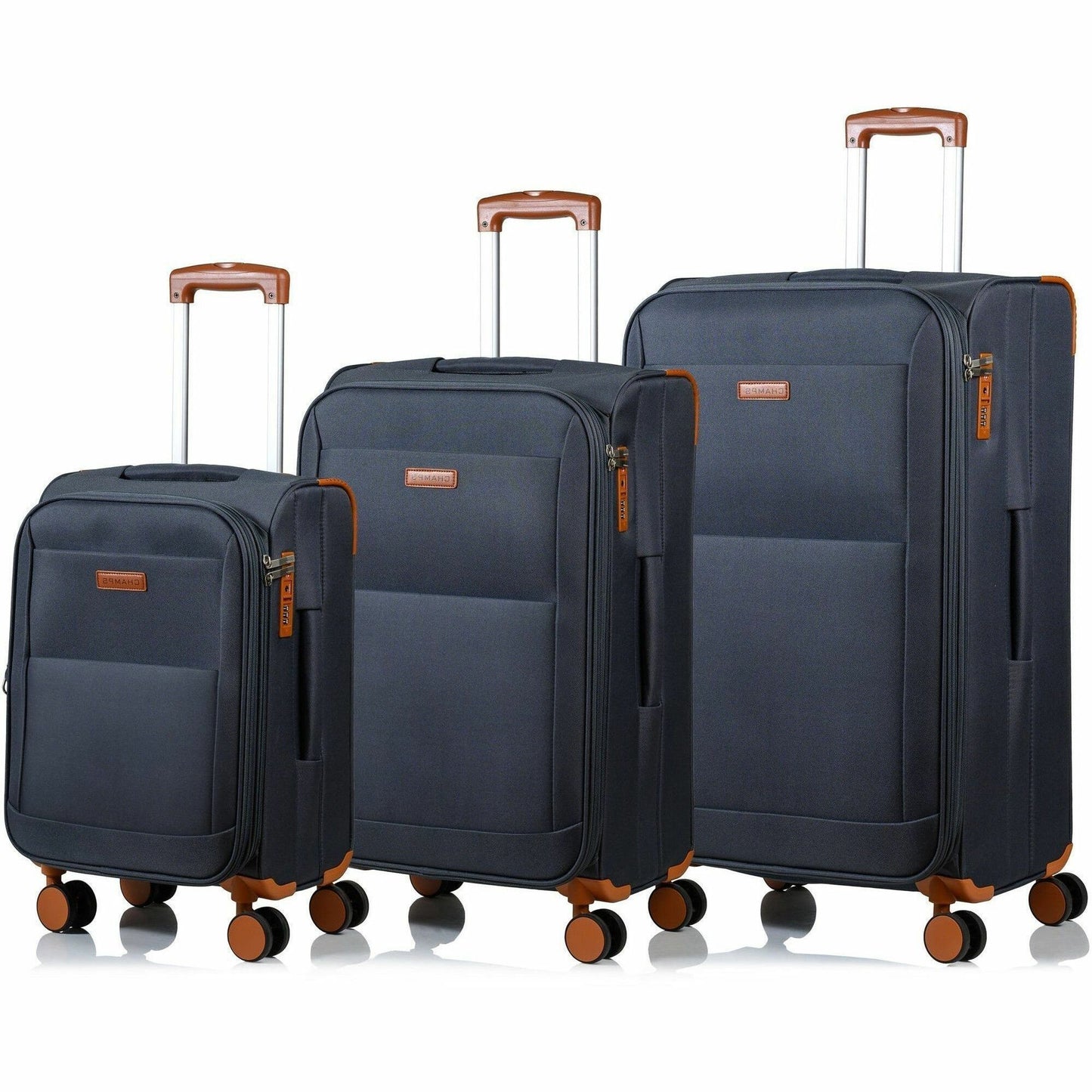 Main Image for CHAMPS Classic Collection - 3-piece Softside Luggage set - Grey