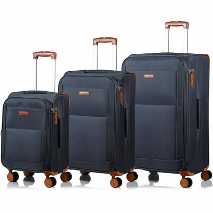 Main Image for CHAMPS Classic Collection - 3-piece Softside Luggage set - Grey