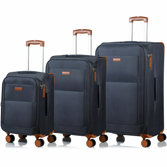 Main Image for CHAMPS Classic Collection - 3-piece Softside Luggage set - Grey