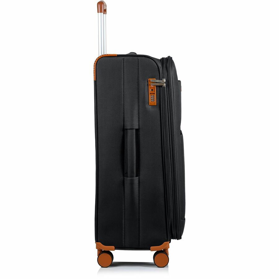 Alternate-Image10 Image for CHAMPS Classic Collection - 3-piece Softside Luggage set - Black