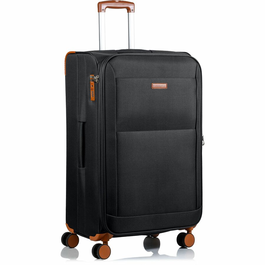 Alternate-Image8 Image for CHAMPS Classic Collection - 3-piece Softside Luggage set - Black